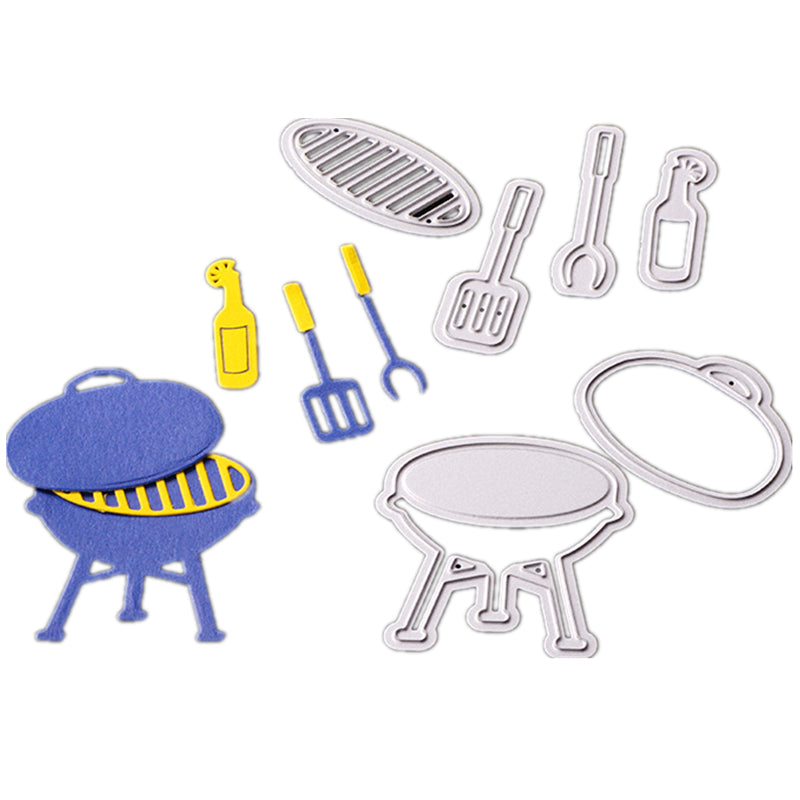 Cutting dies BBQ Grill for camping Cards Scrapbooking and Paper Crafts Embossing folder DIY paper craft Machines