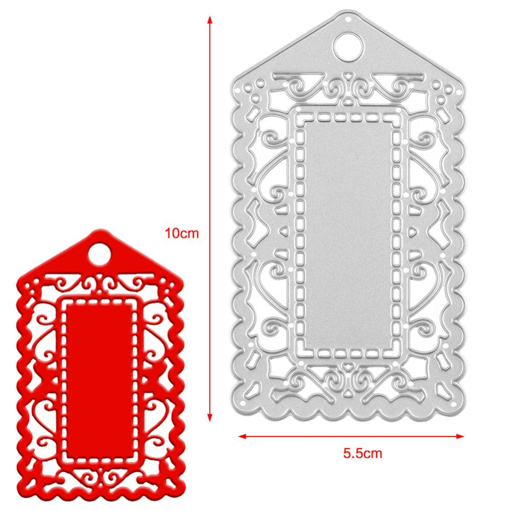 Craft Dies Tags Cutting die for Cards Scrapbooking and Paper Crafts Embossing folder DIY paper