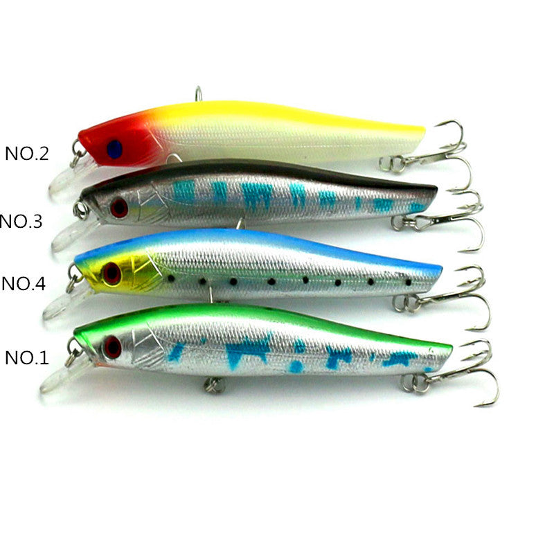 Wholesale MI008 4pcs-lot Minow Fishing Lures china 14.5CM-18G-2# Hook fishing tackle equipment fish bait artificial lure crankbait