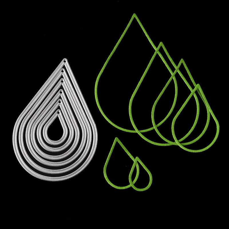 Cutting dies 3D Water Drop for Cards Stencil Scrapbooking and Paper Crafts handmade Embossing folder DIY paper craft Machines