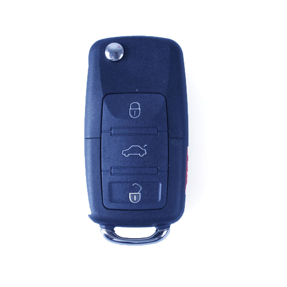 4Buttons Replacement Keyless Entry Remote Car Key Fob Transmitter Flip Ignition Transponder Chip Key