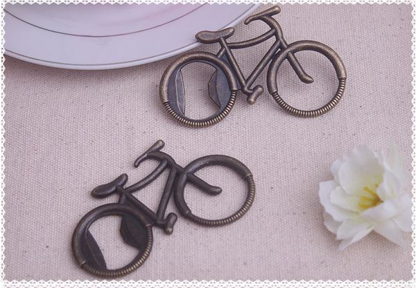 Hot sell Vintage Metal Bicycle Bike Shaped Wine Beer Bottle Opener For Cycling Lover Wedding Favor Party Gift Present