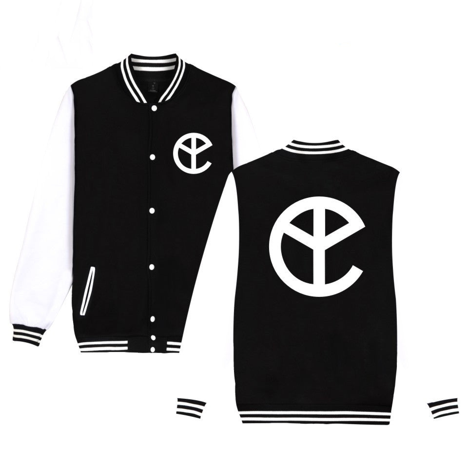 Blackday Fashion kpop Yellow claw winter softshell jacket men casual baseball jackets funny Homme hip hop plus size 4xl