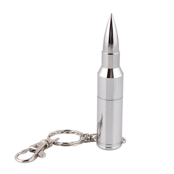 Funny Bullet Design 64GB USB 2.0 Flash Drives Enough Memory Sticks Metal Thumb Pen Drive for Computer Laptop Macbook Tablet Gold-Silver