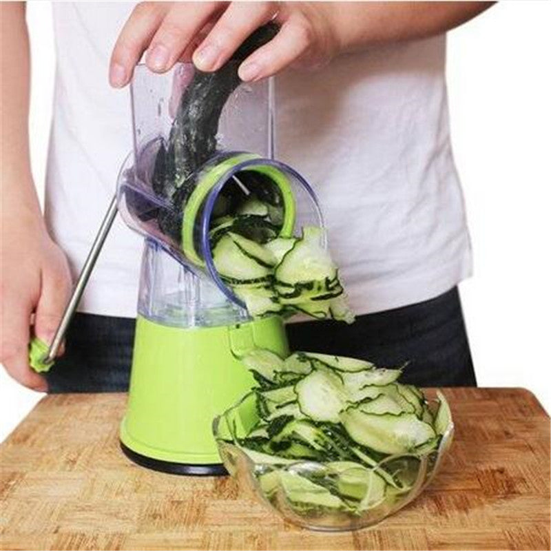 Wholesales!1Cooking tool set Multi-function Vegetables Fruit Cutter Manual Drum Slicer Shredders Grinder Cooking Utensils