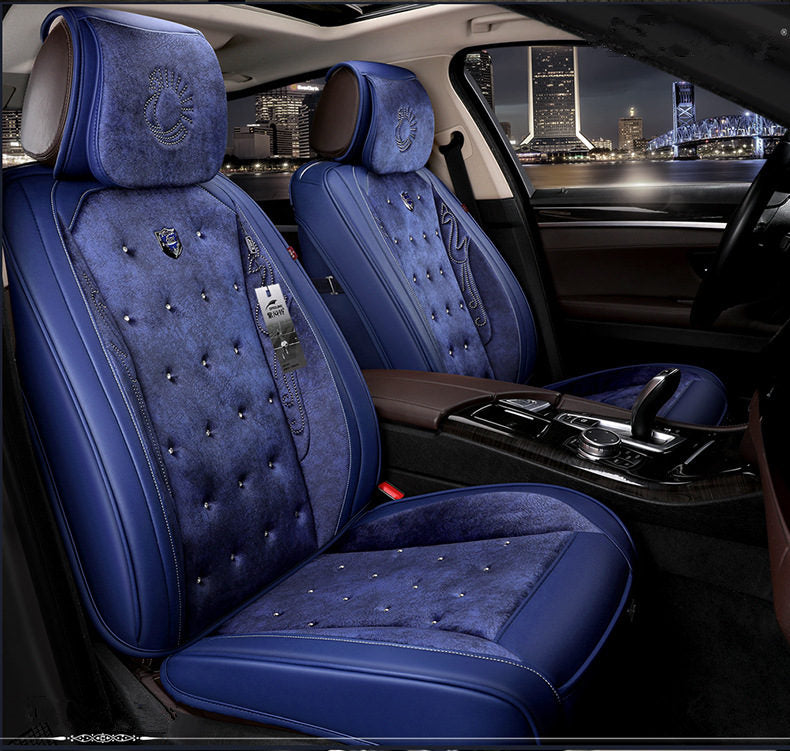 Universal Fit Car Interior Accessory Seat Covers For Five-Seat Sedan Top Quality PU Leather Full Set Seat Covers For SUV Automotive Vehicle