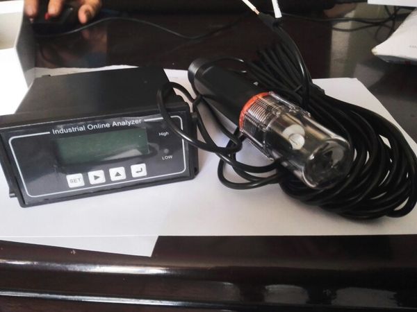 PH Controller Control Meter Tester Water Quality Monitor Detector ORP +1000-1000mV with 10M Probe PH 0-14 with 5M Sensor