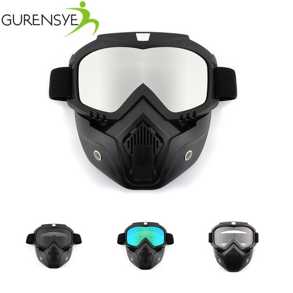 Men-Women Dust-proof Cycling Bike Full Face Mask Windproof Winter Warmer Scarf Bicycle Snowboard Ski Masks with anti-UV glasses