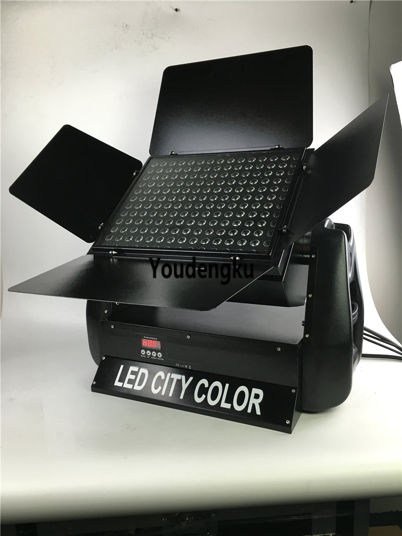 4 pieces Waterproof LED Wall Washer Light City Color 108*3w led wallwasher rgb 3in1 outdoor led city color wash lights