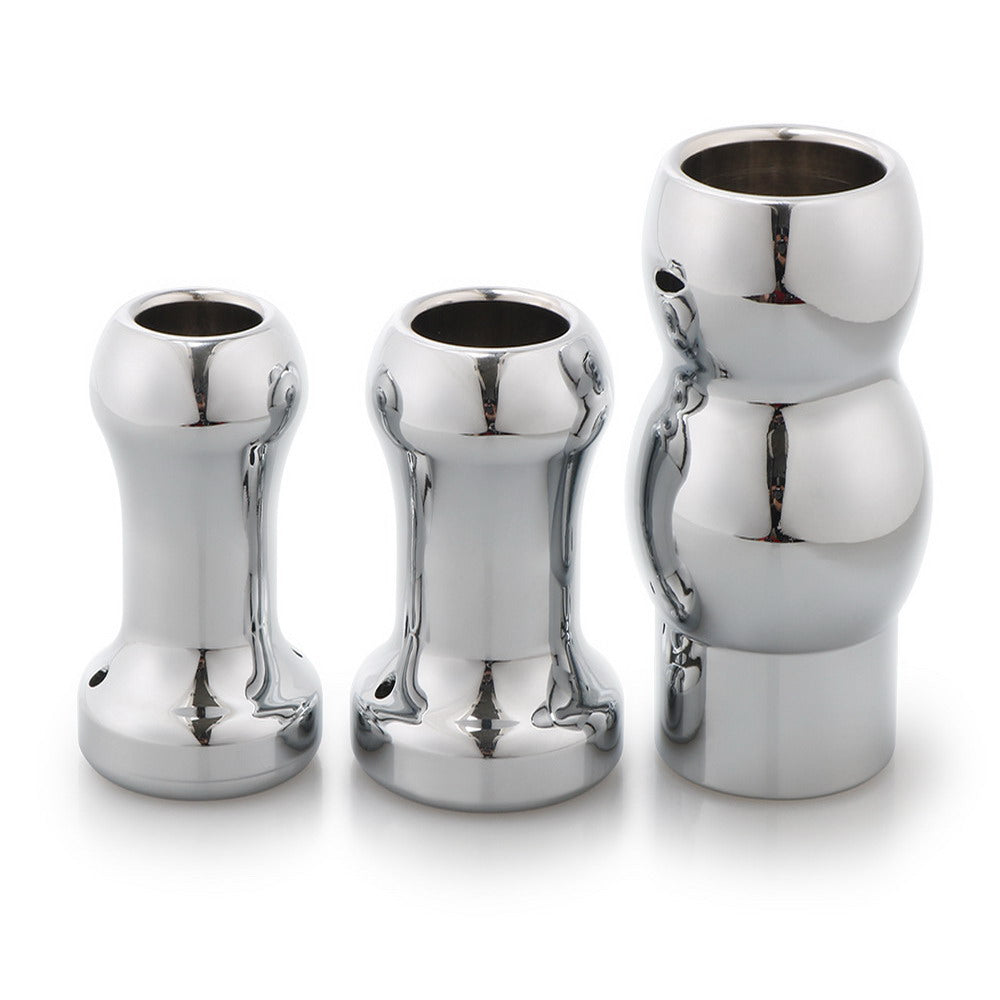 New Design Hollow Out Metal Steel Anal Peeper Vagina Irrigation System Enema Device Cleansing Equipment Anus Dilator B0101058