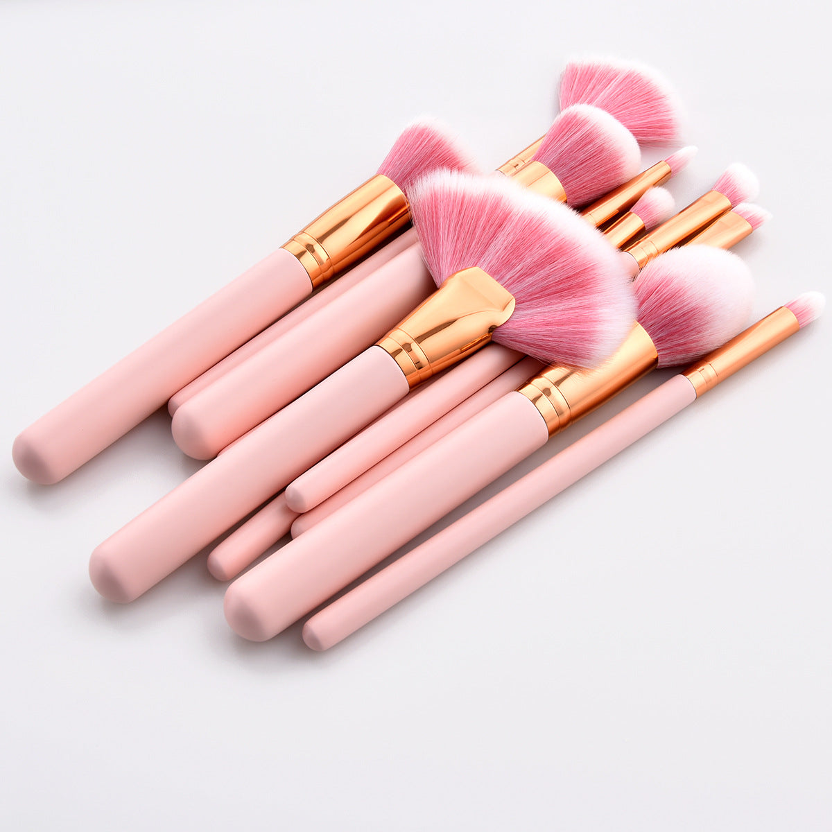Newest Makeup Brushes set pink colors 4-10 brush tools professional cosmetic brushes for eyeshadow highlighter blush drop shipping