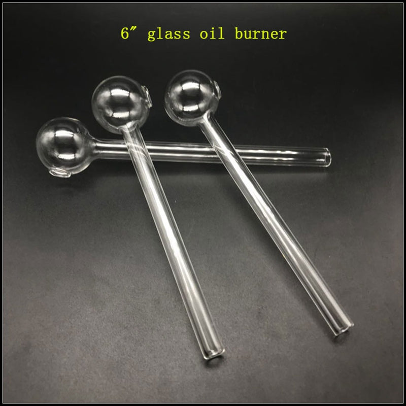 New! Cheapest 4-6 Inch Glass Oil Burner Pipe Water Bongs Clear Bubble Pyrex Glass Pipes For Tobacco Smoking Accessories