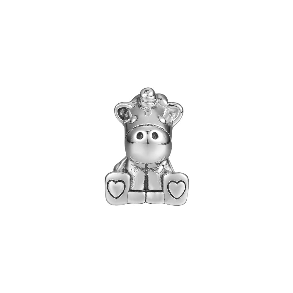 Pandulaso Bruno The Unicorn Charm Silver Beads For Jewelry Making Fit Chairms 925 Silver Bracelet & Bangle Fashion Jewelry Autumn Collection