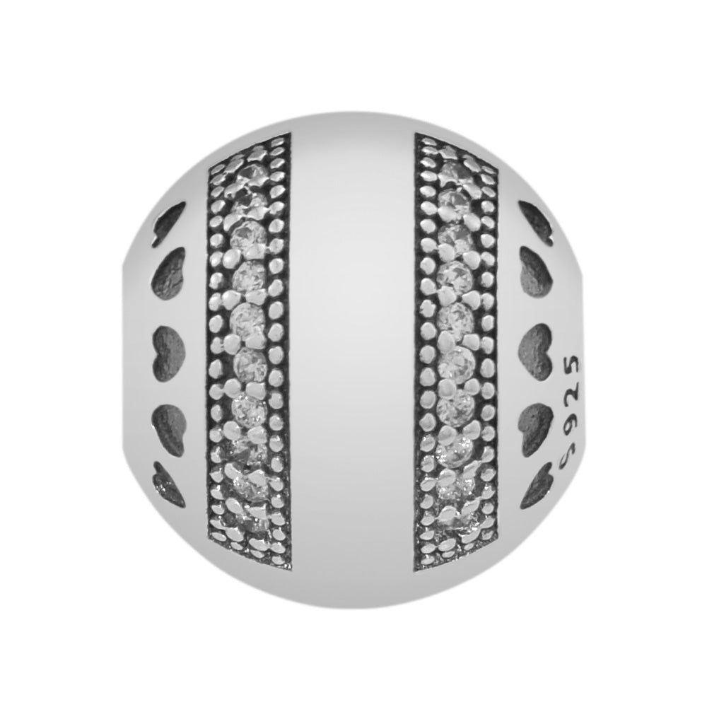 Signature Logo Hearts Clip Beads For Jewelry Making Fit Chairms 925 Silver Snake Bracelet & Bangle Fashion Round Size Charm Autumn Collection