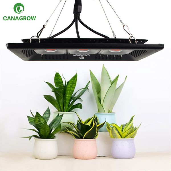 CANAGROW 300W Ultra-Thin Led Grow Light Full Spectrum Waterproof IP67 LED COB Growing Lamp for Indoor Outdoor Plants Vegetables Bloom
