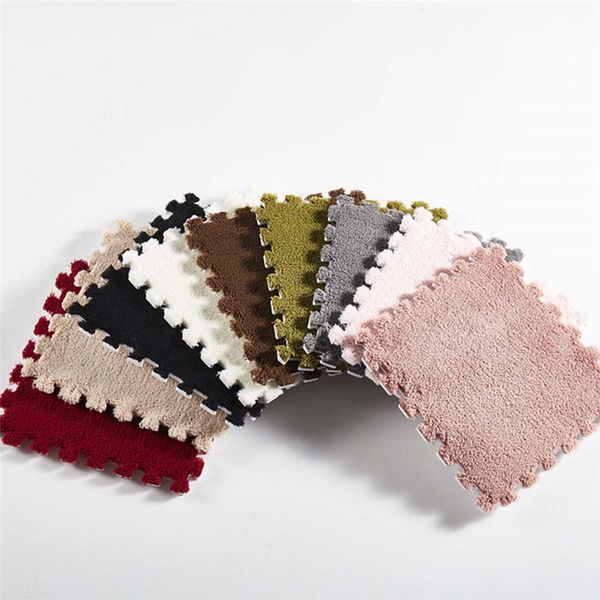 Interlocking Foam Mats Interlocking Carpet Tiles Plush Carpet Area Rug Carpet Floor Tiles Non-Toxic Anti-Fatigue Premium Puzzle Floor Mat