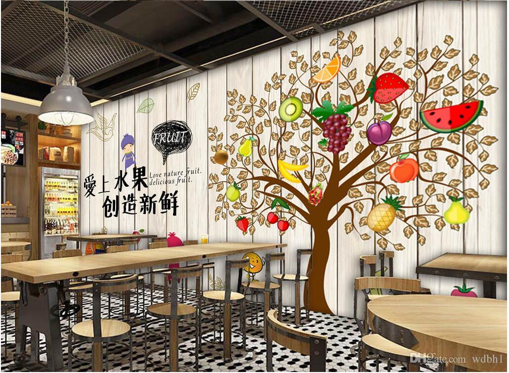 3d wallpaper custom photo Fall in love with fruit to create a fresh fruit shop background wall decor 3d wall murals wallpaper for walls 3 d