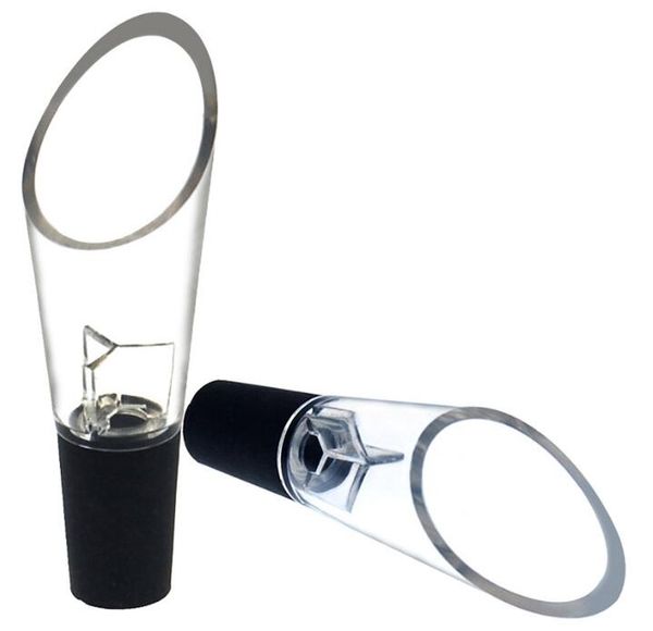 Lowest Price 100 pcs-lot Wine Aerator Pour Spout Bottle Stopper Stoppers Decanter Pourer Pourers Aerating
