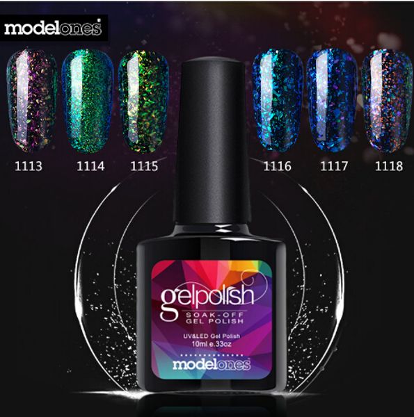 Newest 10ML Chameleon Galaxy UV Nail Gel Polish DIY Glitter Nail Art Led UV Polish Led Lamp Sequins Nail Varnish