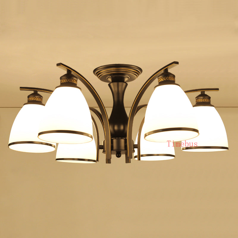 American living room Ceiling Lights simple modern atmosphere household European pastoral dining room bedroom study LED ceiling lamp