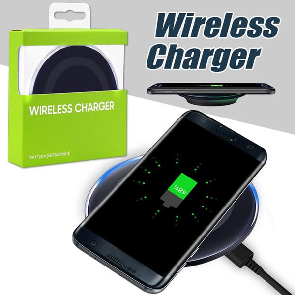 Universal Qi Wireless Charging Mat For iPhone 14 13 Pro Max Smart Phone Wireless Chargers Pad with USB Cable For Samsung S23 S22 Plus Ultra