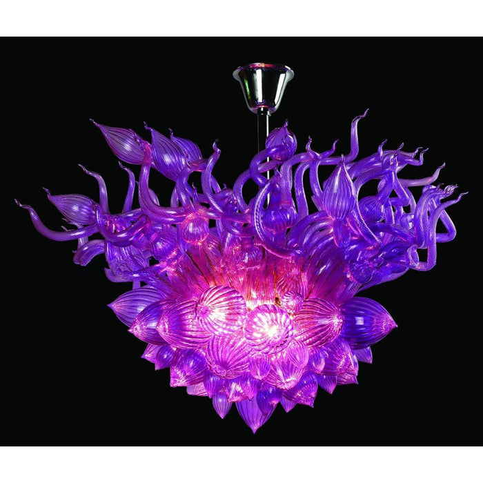 Modern Art Home Designed Chandelier Light LED Bulbs Hand Blown Glass Custom Made Chihuly Style Chandelier with CE UL Certificate