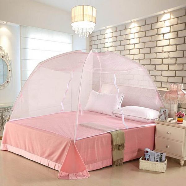Mosquito Nets With Bottom For Adults Princess Bunk Bed Canopy Yurt Circular Tent Moustiquaire para cama 4 Colors 2017 Summer
