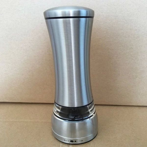 20pcs-lot 65*215mm Portable thickness adjustable Stainless Steel Salt Pepper Grinder Spice Sauce Mill Grind Handle Kitchen tool