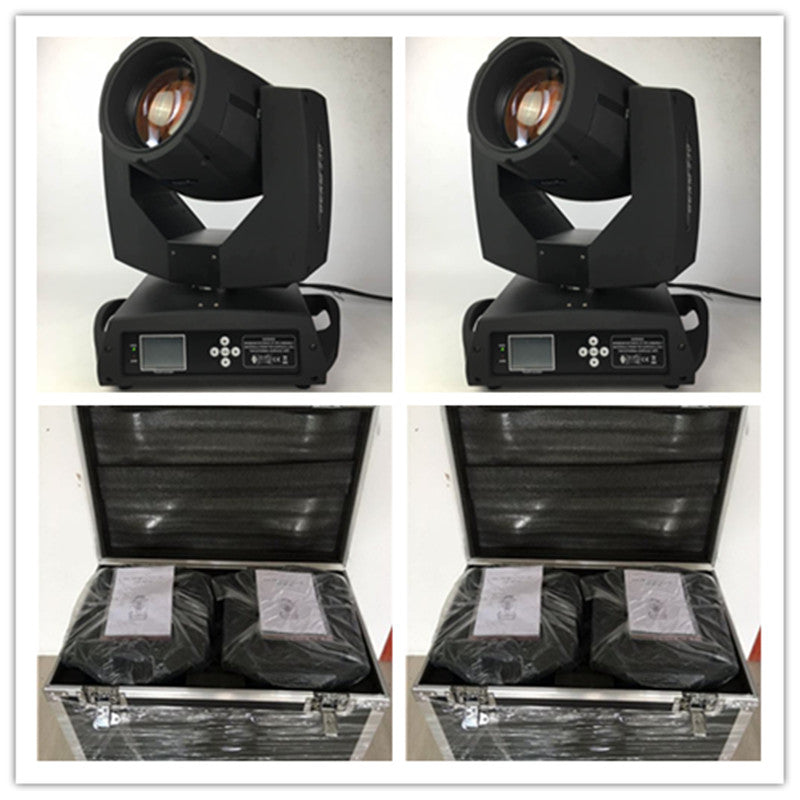 2 pieces Clay Paky Sharpy Stage dmx osram r7 230w beam moving head light 230 beam 7r in case