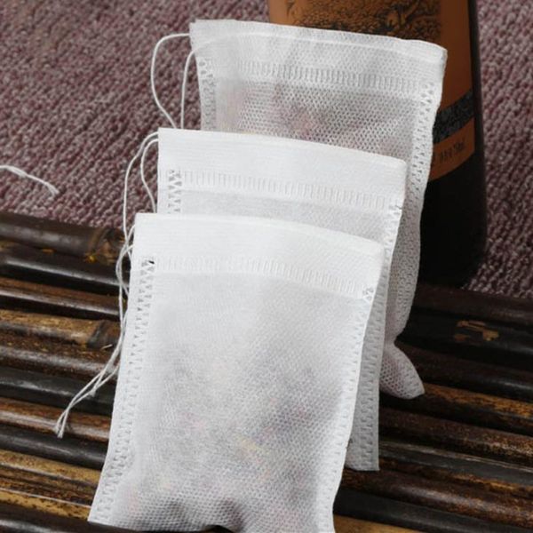 6x8cm Teabags Empty Tea Bags Nylon Material With String Heal Seal Filter Paper for Herb Loose Tea fast shipping