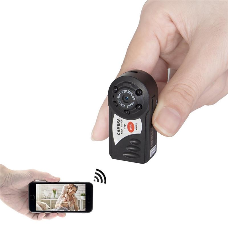 Newest Q7 Mini Wifi DVR Wireless IP Camcorder Video Recorder Camera Infrared Night Vision Camera Motion Detection Built-in Microphone