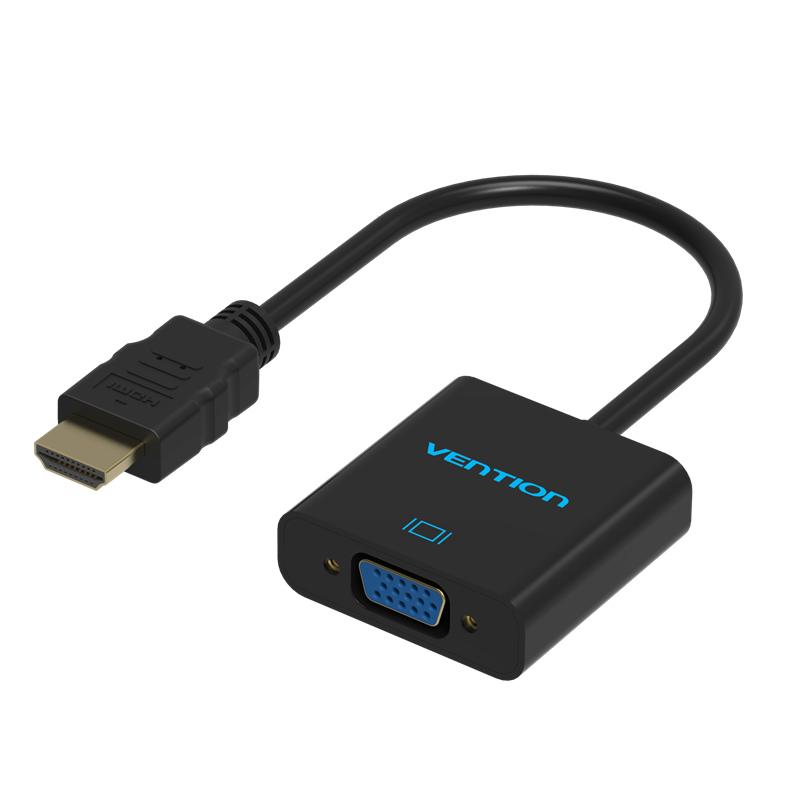 HDMI to VGA Adapter Converter Cable Mini DisplayPort with micro USB power 3.5mm audio interface for XBOX HDTV PC Laptop