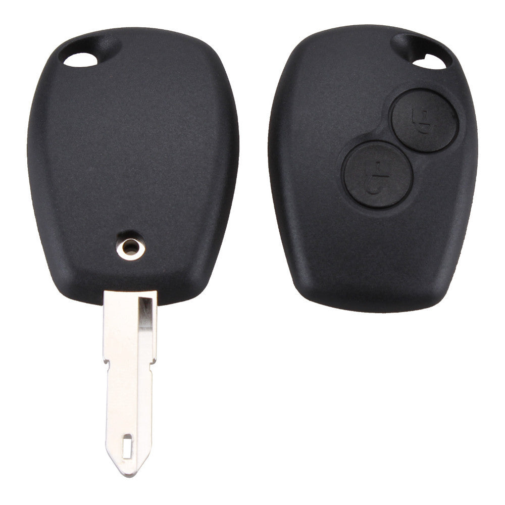 2 Buttons Replacement Key Case Uncut Blade For Renault Duster Logan Fluence Clio Keys Car Covers Keys
