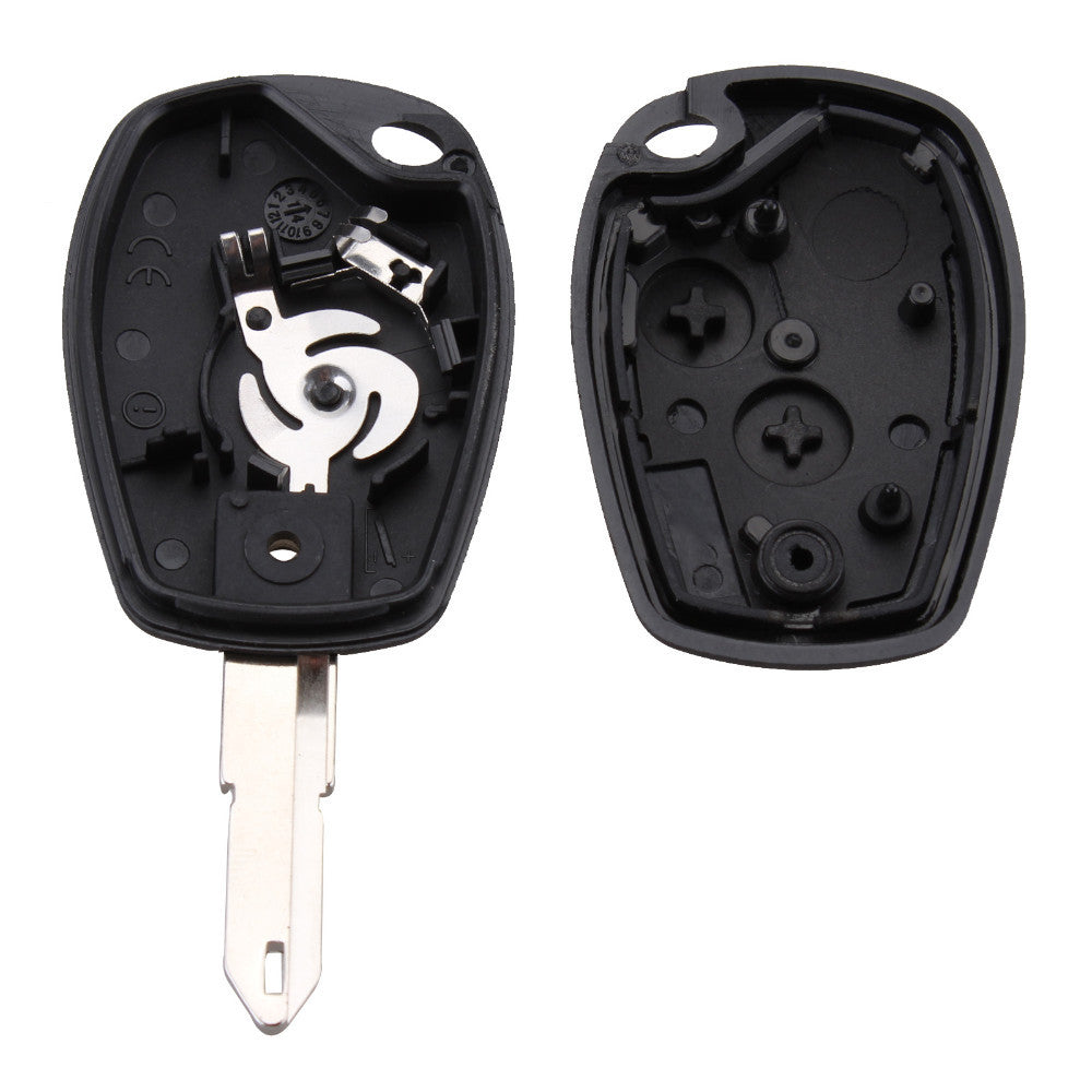 2 Buttons Replacement Key Case Uncut Blade For Renault Duster Logan Fluence Clio Keys Car Covers Keys
