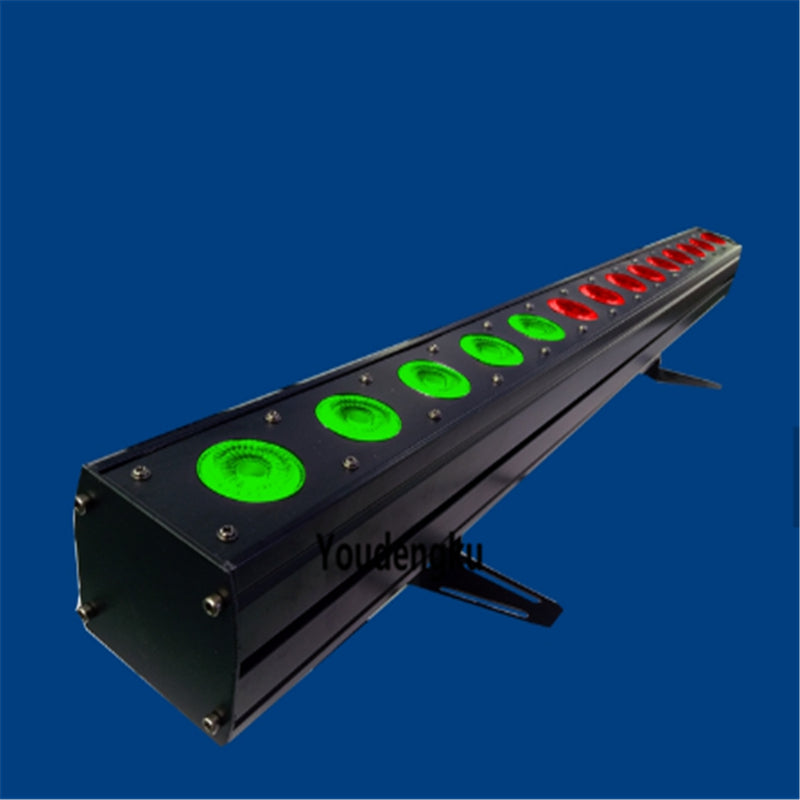 20 pieces 14pcs x 30W led wall washer light dmx 3in1 wall washer led rgb pixel bar city color light