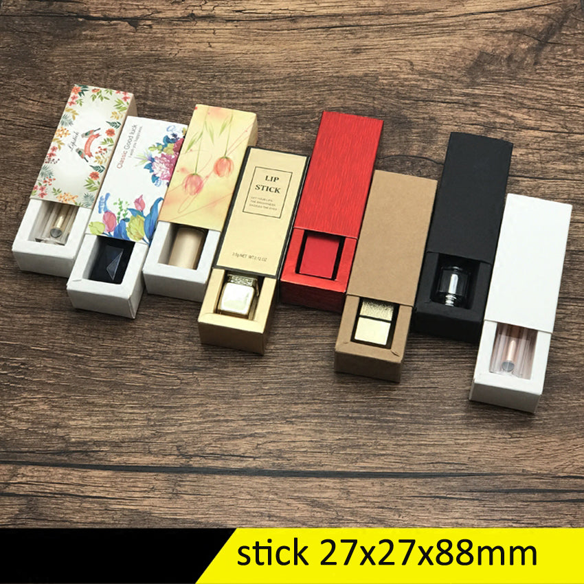 50pcs-lot 27x27x88cm 10ml Multicolor Paper Drawer style gift packaing Boxes