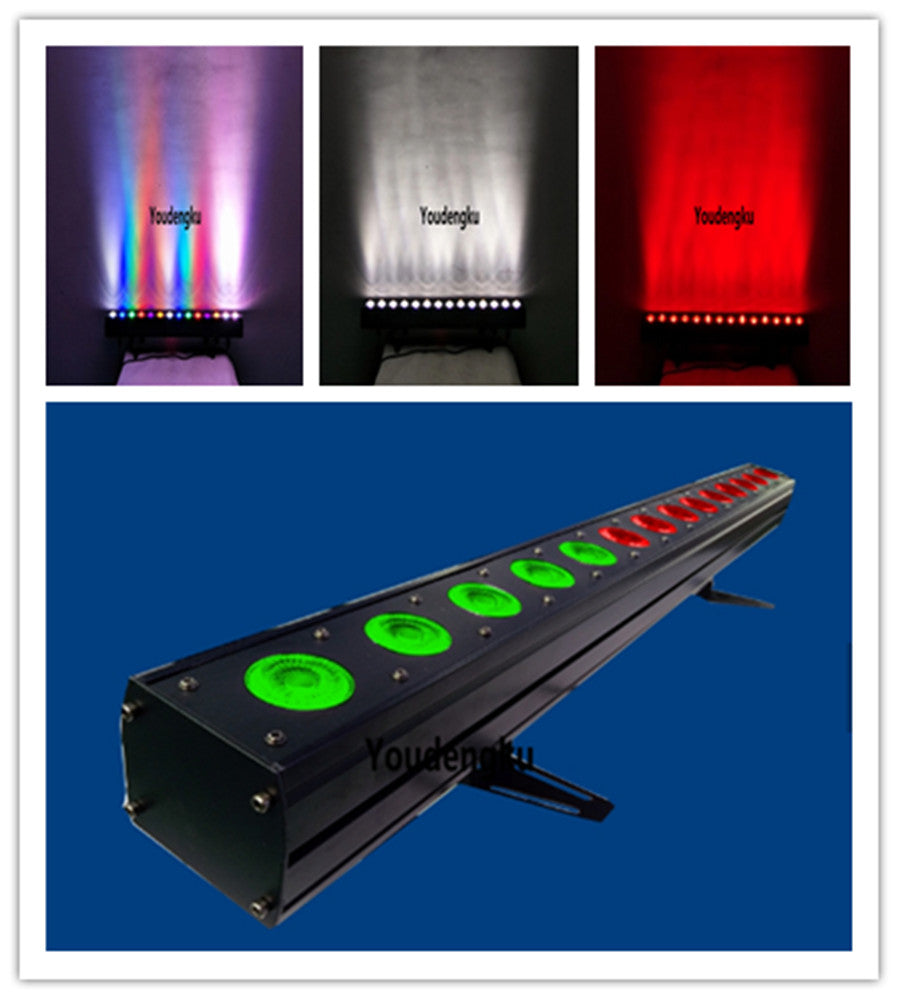 10 pieces Multi color Pixel wall washer 14x15w 5in 1 rgbwa slim flat uplight led wall washer with dmx