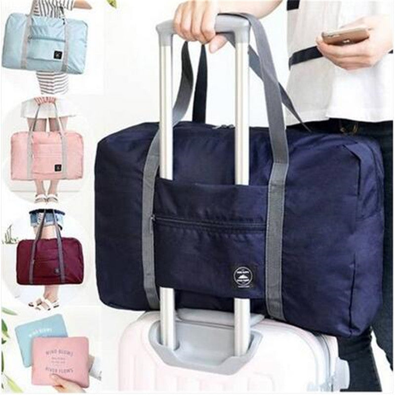 HOT SALES Folding Waterproof Luggage Storage Bags Suitcase Travel Pouch Organizer TotHandbag Shoulder Bage Bag Storage Bags