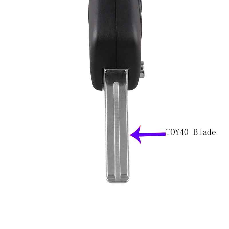 3Buttons ID46 chip Complete Remote Key For Hyundai IX30 I20 I30 Key Fob 433MHZ& TOY40 Blade