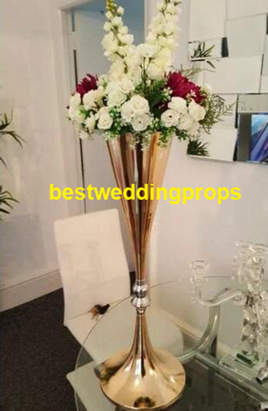 Decoration Metal CandleHolders Flower Vase Rack Candle Stick Wedding Table Centerpiece Event Road Lead Candle Stands best0339
