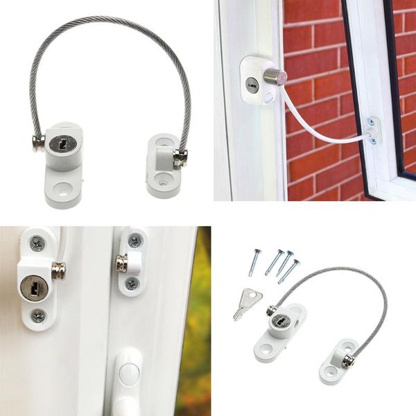 Window Security Chain Lock Door Restrictor Child Safety Stainless Anti-Theft Locks For Home Sliding Door Furniture Hardware