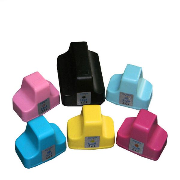 Bosumon Remanufactured Ink Cartridge for HP 177 xl compatible with Officeje3210 -3210v-3210xi -321Printer With chip(a set)