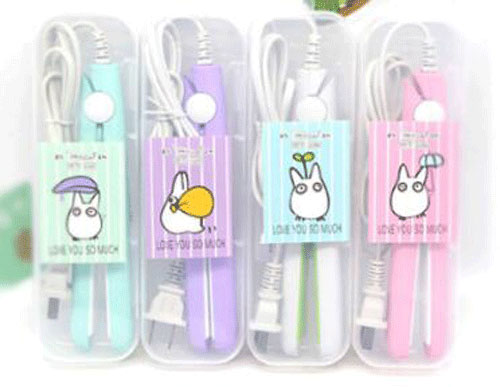 Mini hair straightener Portable Hair styling straighteners 2 in 1 Flat Corrugation hair soldering iron 110-220V Free shipping DHL