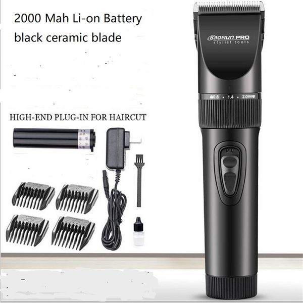 professional electric man beard shaver precision 0.8mm haircutter machine man body grooming barber hair remover clipper trimmer