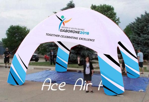 wholesale White Inflatable Dome Spideer Tent Advertising Spider Tent For Sale With Own