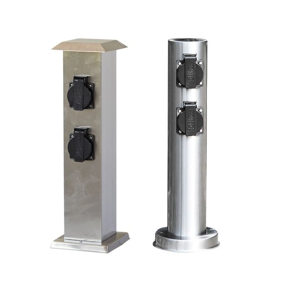 20A 125V Or 10A AC250V Outdoor Garden Lawn Electrical Power Sockets Outlet Steel Case