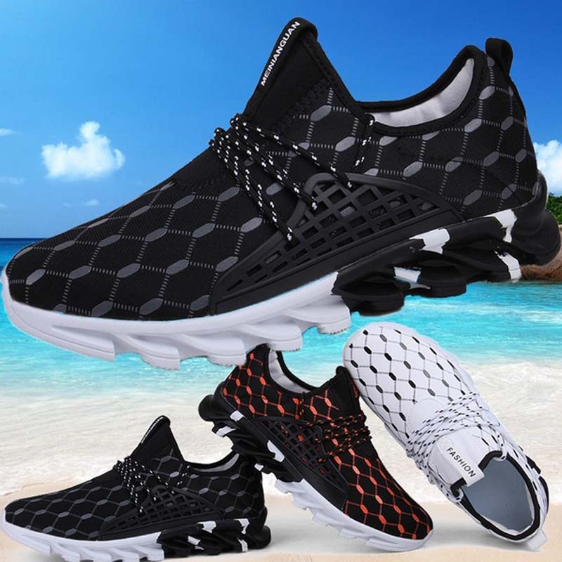 Four seasons high quality sports shoes, men&#039;s sports shoes, youth campus students ultra light running shoes breathable sports shoes