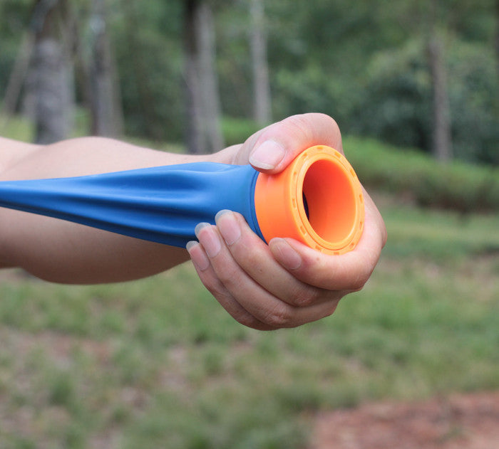 Round Latex Sleeve Slingshot Slingshot Cup Pocket Shooter Thicken Skin Outdoor Hunting Play Must-have Portable Gadget