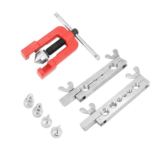 Freeshipping 7Pcs 3-16Mm Manual Pipe Flaring Expander Tool Household Copper Heads Tube Swaging Kit Flaring Hand Tool Set