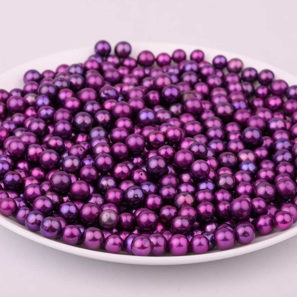 wholesale Mix Colors 7.5-11mm Round Edison Loose Pearls DIY Jewellery Accessories Gift For Women Pearl Party Free Shipping